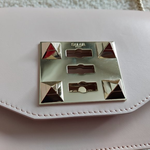 SALAR Sylvie Belt Bag Chain Strap Shoulder Bag-Pink - Picture 2 of 6